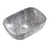 כיור חרס מונח מלבני לבן 46x33x13.5 כיור חרס מונח מלבני לבן 46x33x13.5