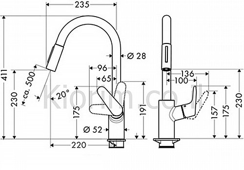 ��� ����� ���� 31813000 Hansgrohe Focus ����