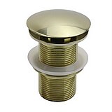 ונטיל פופ אפ POP UP לכיור רחצה בראס זהב ונטיל פופ אפ POP UP לכיור רחצה בראס זהב