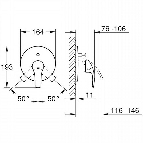 �������� 4 ��� GROHE ����� ���� 19450002