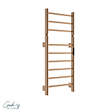 מחמם מגבות 85/50 רוז גולד מתקפל מחמם מגבות 85/50 רוז גולד מתקפל