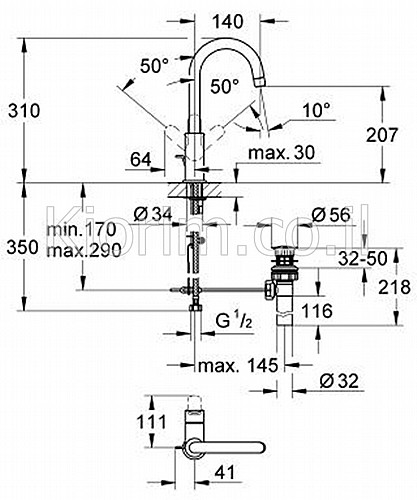 ��� ����� 23093000 GROHE Bauedge