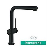 ברז גרואה נשלף 72808800 Hansgrohe talis שחור מט ברז גרואה נשלף 72808800 Hansgrohe talis שחור מט