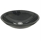 כיור מונח זכוכית צבע אפור 41X32X15 כיור מונח זכוכית צבע אפור 41X32X15