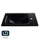 כיור משטח זכוכית 43/25 שחור כיור משטח זכוכית 43/25 שחור