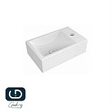 כיור מיני מילאנו מונח / תלוי בצבע לבן מבריק / לבן מט כיור מיני מילאנו מונח / תלוי בצבע לבן מבריק / לבן מט