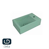 כיור מיני מילאנו מונח / תלוי בצבע ירוק מנטה כיור מיני מילאנו מונח / תלוי בצבע ירוק מנטה