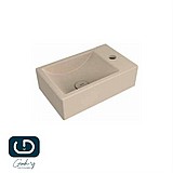 כיור מיני מילאנו מונח / תלוי בצבע יסמין כיור מיני מילאנו מונח / תלוי בצבע יסמין