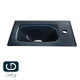 כיור משטח זכוכית 43/25 אפור כיור משטח זכוכית 43/25 אפור