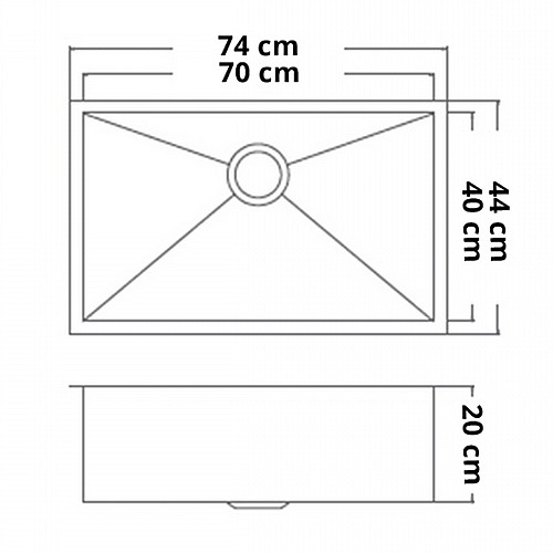 ���� ���� ������� AQUATOP ������� 74X44X20 LEPO