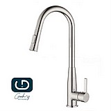 ברז מטבח נשלף בגימור מוברש 1221 ברז מטבח נשלף בגימור מוברש 1221