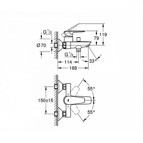 ��� ����� ������� ����� ��������� 33300003 GROHE - ����