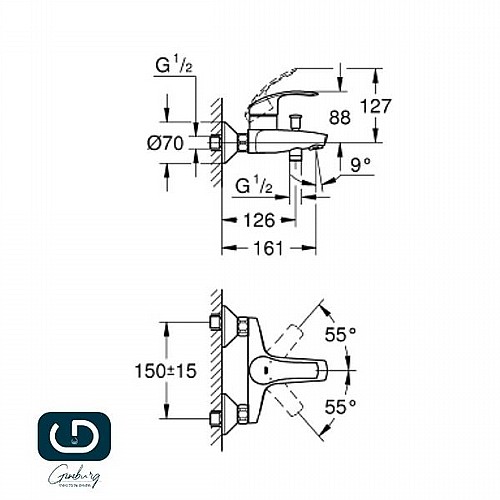 ��� ����� ������� ����� ��������� 33300002 GROHE