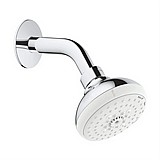 סט ראש טוש 4 מצבי זרימה עם זרוע זוויתית GROHE 27870001 סט ראש טוש 4 מצבי זרימה עם זרוע זוויתית GROHE 27870001