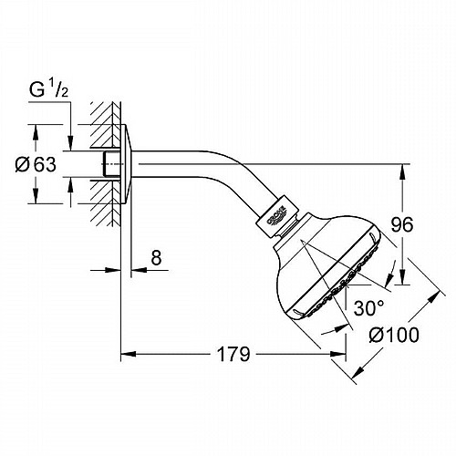 �� ��� ��� 4 ���� ����� �� ���� ������� GROHE 27870001