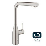 ברז מטבח גרואה נשלף אסנס מוברש 30270DC0 GROHE Essence ברז מטבח גרואה נשלף אסנס מוברש 30270DC0 GROHE Essence