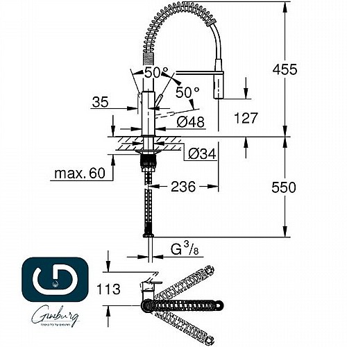 ��� ���� ������� GROHE ����� 30361000