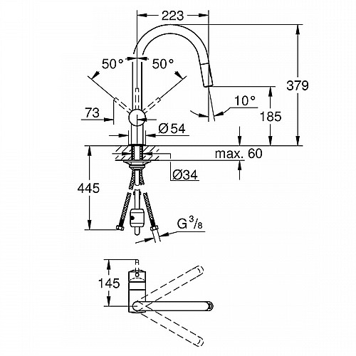 ��� ���� ����� ���� ����� ����� 32321002 GROHE Minta ��� ���