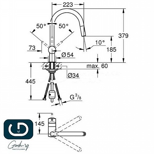 ��� ���� ����� ���� ����� ����� 32321AL2 GROHE Minta �����