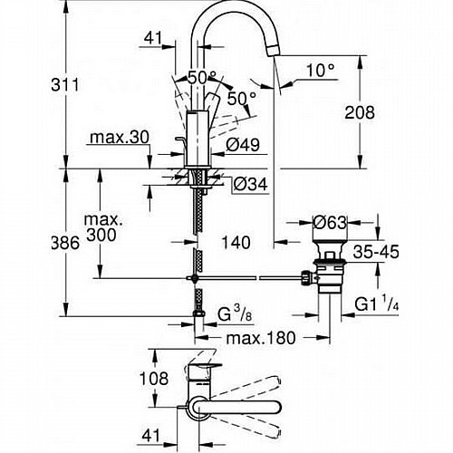 ��� ��� GROHE start edge 23776001 ����