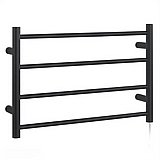 מחמם מגבות חשמלי 4 שלבים שחור מט מחמם מגבות חשמלי 4 שלבים שחור מט