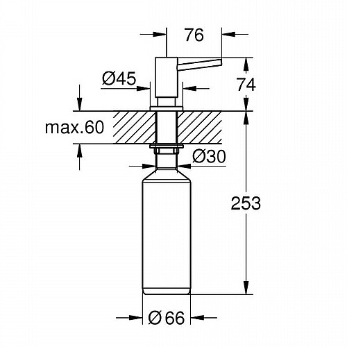 ������ ����� GROHE 40535GN0 ������ ��� �����