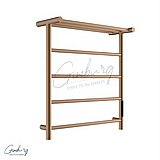 מחמם מגבות 60.5/60 רוז גולד כולל מדף מחמם מגבות 60.5/60 רוז גולד כולל מדף