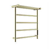 מחמם מגבות 84/55 זהב מט מתכוונן כולל מדף מחמם מגבות 84/55 זהב מט מתכוונן כולל מדף