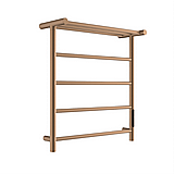 מחמם מגבות 84/55 רוז גולד מתכוונן כולל מדף מחמם מגבות 84/55 רוז גולד מתכוונן כולל מדף