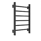 מחמם מגבות 58/50 שחור מט מתכוונן כולל מדף מחמם מגבות 58/50 שחור מט מתכוונן כולל מדף