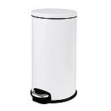 פח אשפה נירוסטה 40 ליטר מלבני גימור לבן - עודפים פח אשפה נירוסטה 40 ליטר מלבני גימור לבן - עודפים