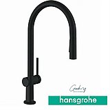 ברז גרואה נשלף 72800670 Hansgrohe Focus שחור מט ברז גרואה נשלף 72800670 Hansgrohe Focus שחור מט