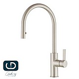 ברז מטבח נשלף נירוסטה מוברש דגם מייבל 52913 ברז מטבח נשלף נירוסטה מוברש דגם מייבל 52913