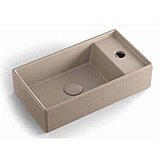 כיור חרס מלבני 41/22/10 מונח / תלוי בצבע לבן קלקתא כיור חרס מלבני 41/22/10 מונח / תלוי בצבע לבן קלקתא