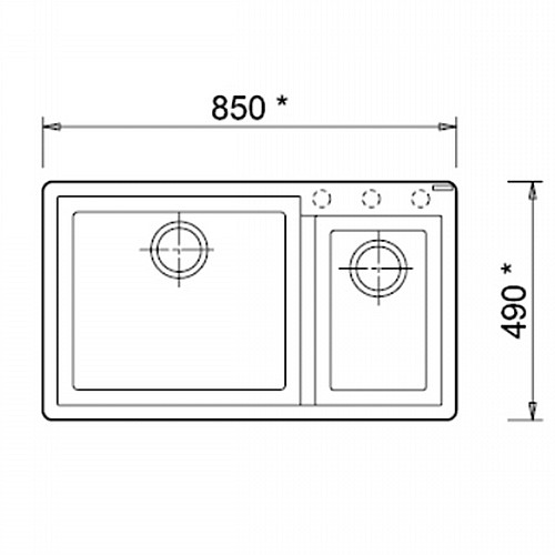 ���� ���� ����� ���� 850X490X195 ����� PLADOS ������ ������