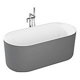 אמבטיה פריסטנדינג במידות 150-170 ס"מ בגוון לייט גריי אמבטיה פריסטנדינג במידות 150-170 ס"מ בגוון לייט גריי