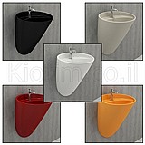 כיור חרס תלוי ונציה BOCCHI 1083 כיור חרס תלוי ונציה BOCCHI 1083