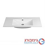כיור משטח חרס צר 100X39 ס"מ שפה דקה לבן כיור משטח חרס צר 100X39 ס"מ שפה דקה לבן