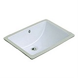 כיור חרס מלבני לבן התקנה תחתונה 47X35X21.5 כיור חרס מלבני לבן התקנה תחתונה 47X35X21.5