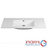 כיור משטח חרס 120X39 ס"מ שפה דקה לבן כיור משטח חרס 120X39 ס"מ שפה דקה לבן