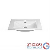 כיור משטח חרס צר 60X39 ס"מ שפה דקה לבן כיור משטח חרס צר 60X39 ס"מ שפה דקה לבן