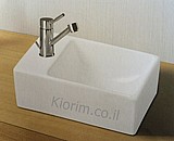 כיור חרס מונח או תלייה לבן מלבני 400X200X100 כיור חרס מונח או תלייה לבן מלבני 400X200X100