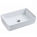 כיור חרס מונח מלבני 580X370X130 כיור חרס מונח מלבני 580X370X130