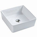 כיור חרס מונח מרובע 40X40X14 כיור חרס מונח מרובע 40X40X14