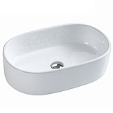 כיור חרס מונח אובלי 55X35X14 כיור חרס מונח אובלי 55X35X14
