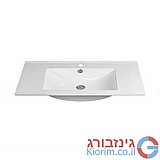 כיור משטח חרס צר 90X39 ס"מ שפה דקה לבן כיור משטח חרס צר 90X39 ס"מ שפה דקה לבן