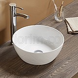 כיור חרס מונח עגול מעויין 36X36X14 כיור חרס מונח עגול מעויין 36X36X14