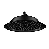 ראש גשם עגול ענתיק 20X20 גוון שחור מט ראש גשם עגול ענתיק 20X20 גוון שחור מט