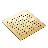 ראש גשם מרובע דק 20X20 גוון זהב ראש גשם מרובע דק 20X20 גוון זהב