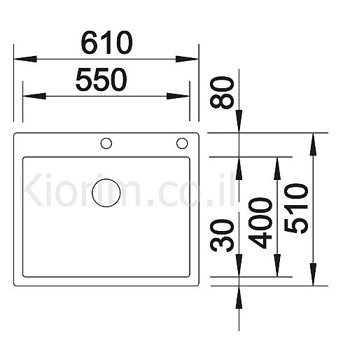 ���� ���� ���� ����� ������ BLANCO CLARON 550-IF/A ����� ���� ����